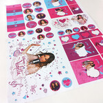 Cartulina Entretenida Muresco Candy Bar Violetta